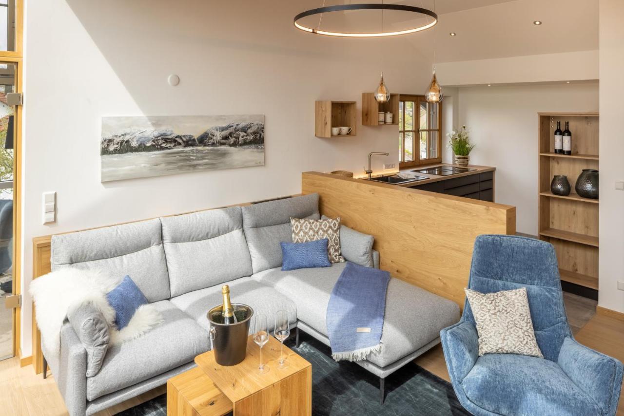 Stille X Weite - Hochwertige Wohnung Mit See-Panorama Kronburg Exterior foto